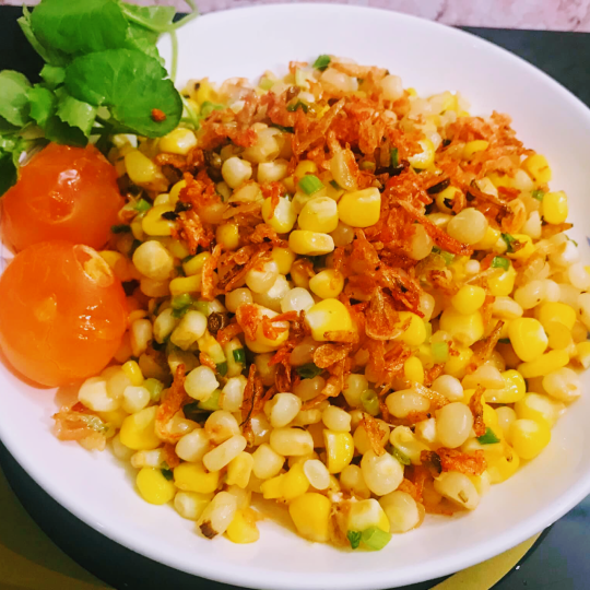 Bắp xào trứng muối
