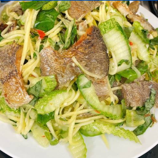 Gỏi khô cá sặc
