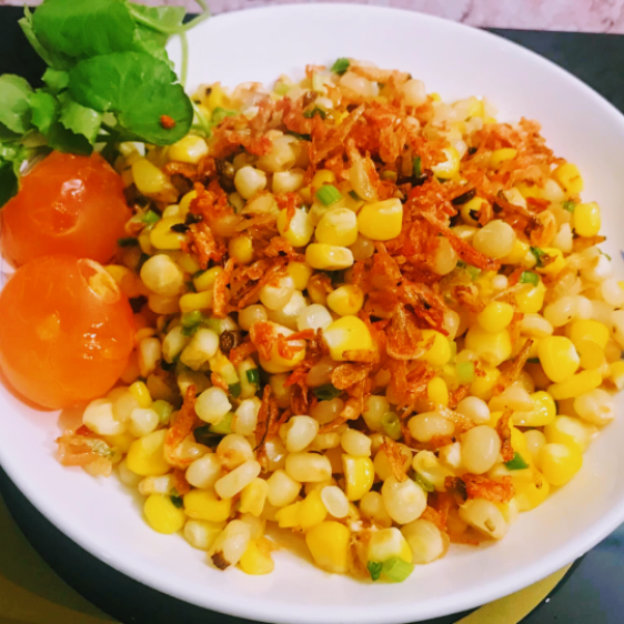 Bắp xào trứng muối