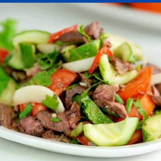 Sa lách trộn bò