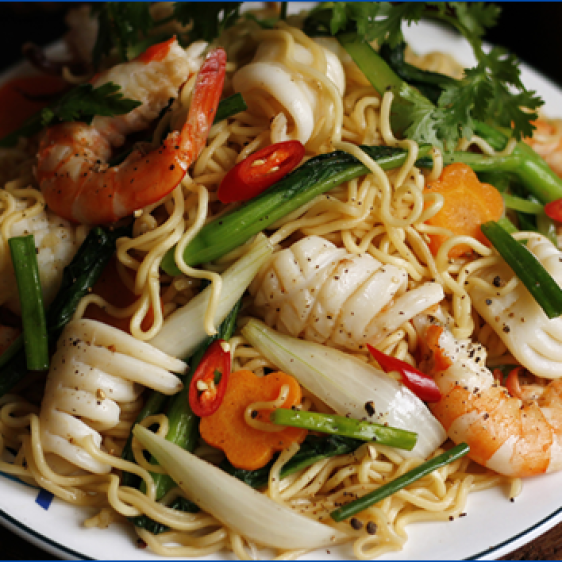 Mì xào Hải Sản