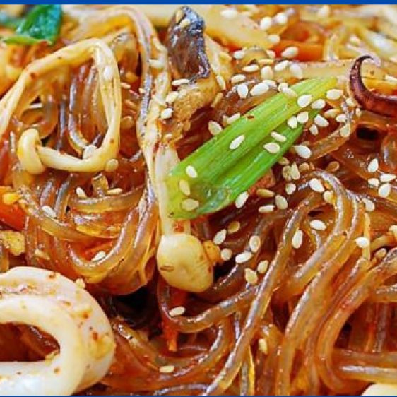 Miến xào hải sản