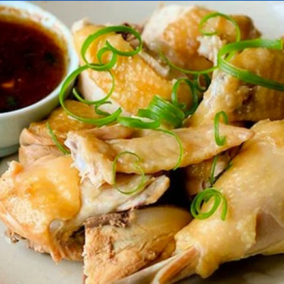 Gà hấp rượu