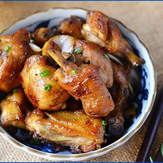 Gà trộn dầu hào