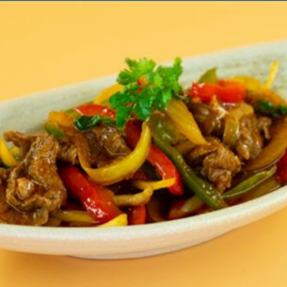 Bò xào sa tế